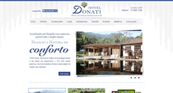 Desktop Screenshot of hoteldonati.com.br